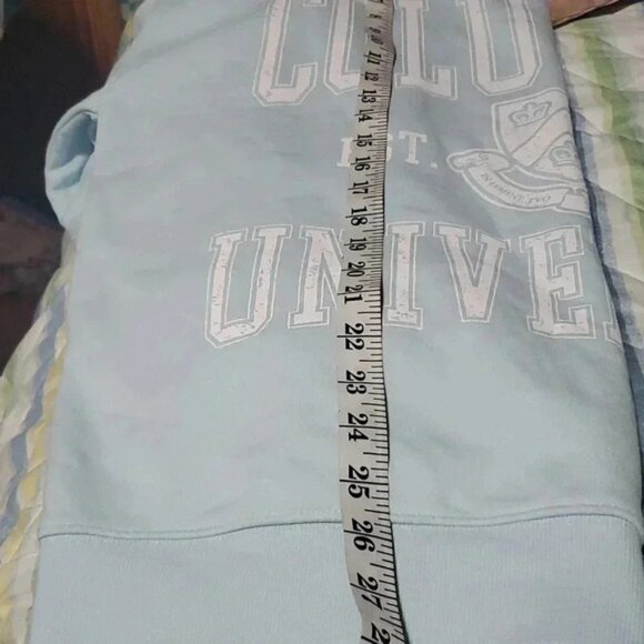 Powder blue crew cut sweatshirt - Picture 3 of 9